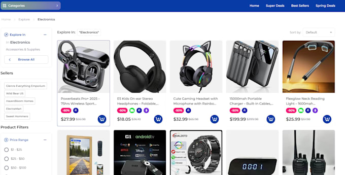 ecommerce website builder, scalable solutions