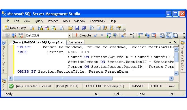 help you with a query in sql server