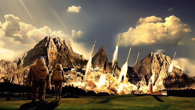 design stunning photorealistic matte painting