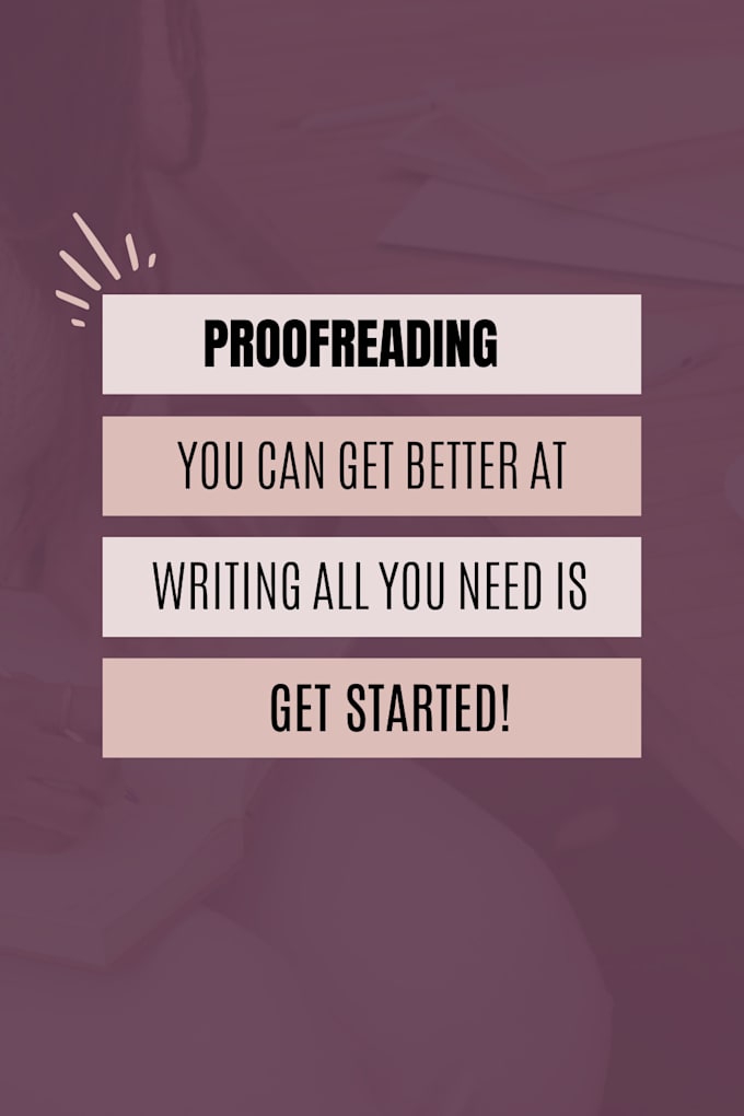 write review do proofreading of your work within one day
