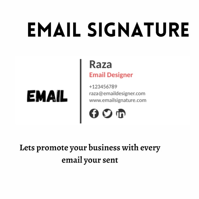 create clickable HTML email signature