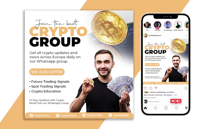 design creative instagram post and facebook ads design