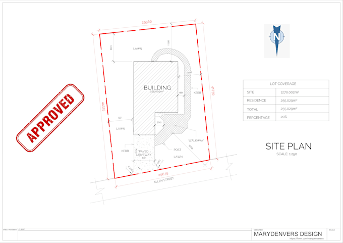 draw accurate site plans for the city permit quickly