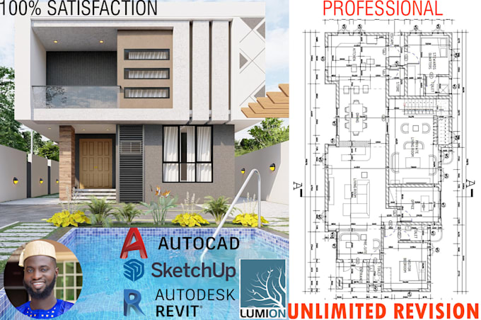 design floor plan, and 3d exterior