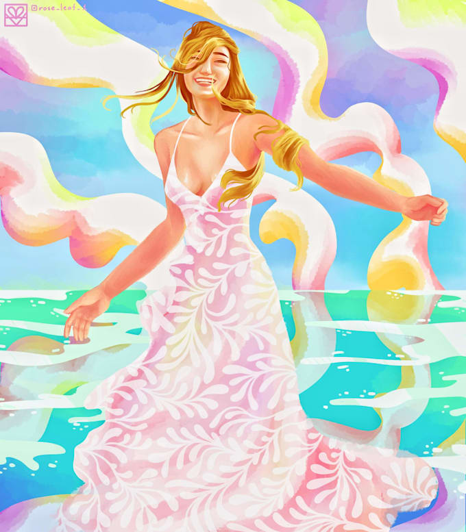 illustrate anything, posters, stickers, people and etc