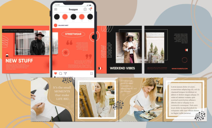 Design an attractive carousel for your instagram by Victorcroce | Fiverr