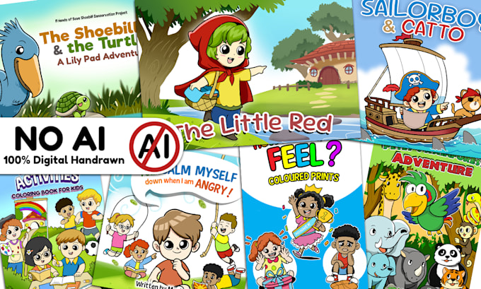 illustrate children book and kids book art