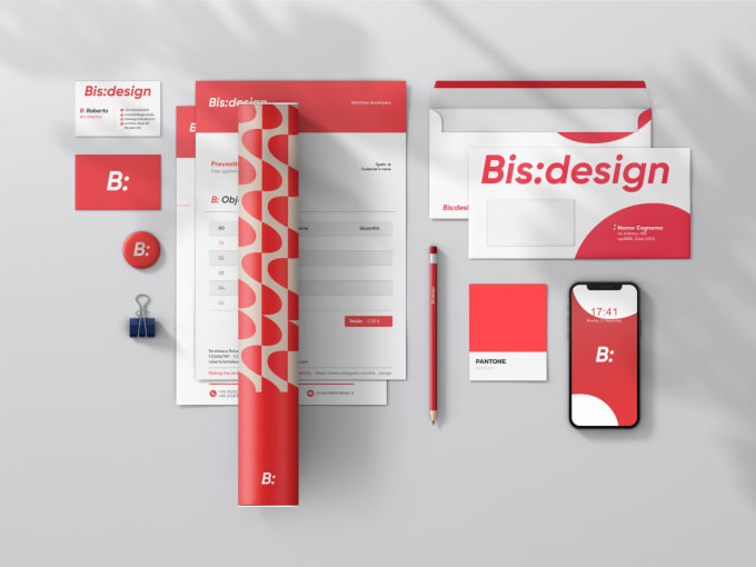 design your minimalist corporate identity