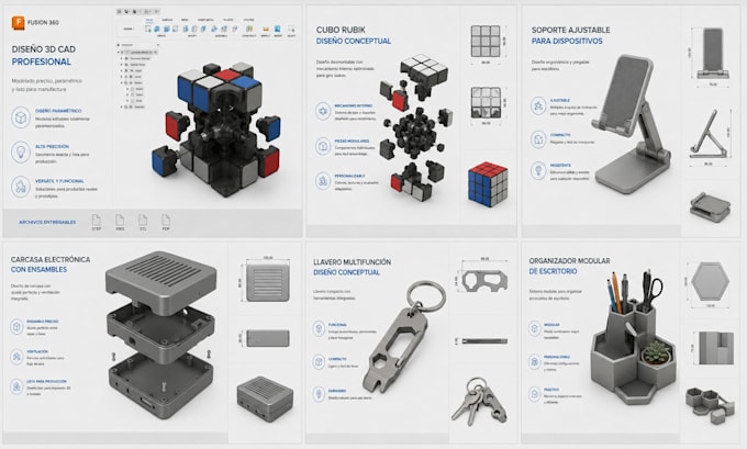 professional 3d cad modeling, mechanical design and 3d printing files