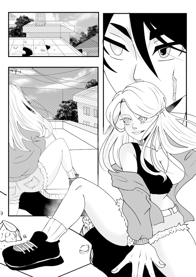 draw webtoon and manga, art