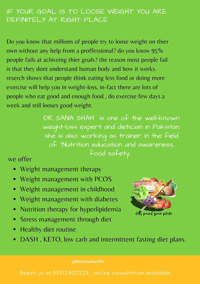 fitness consultancy, customized meal plan ,exercise plan