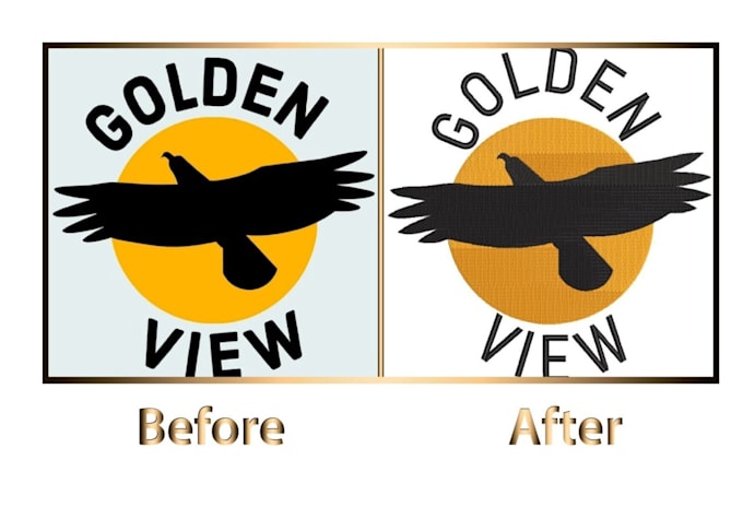 digitize logo into embroidery dst pes in 1 hour
