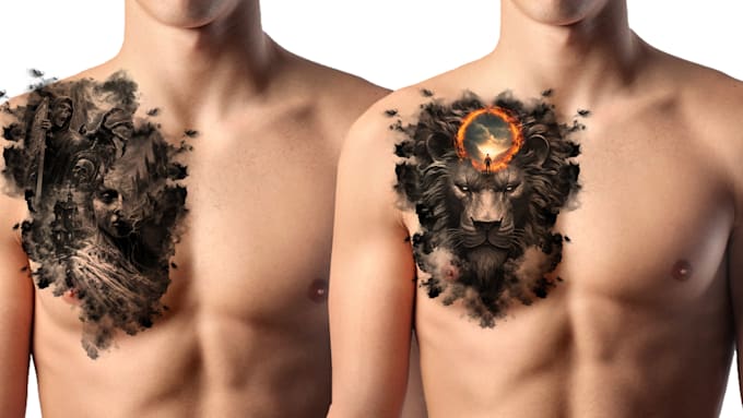 create custom realistic tattoo design