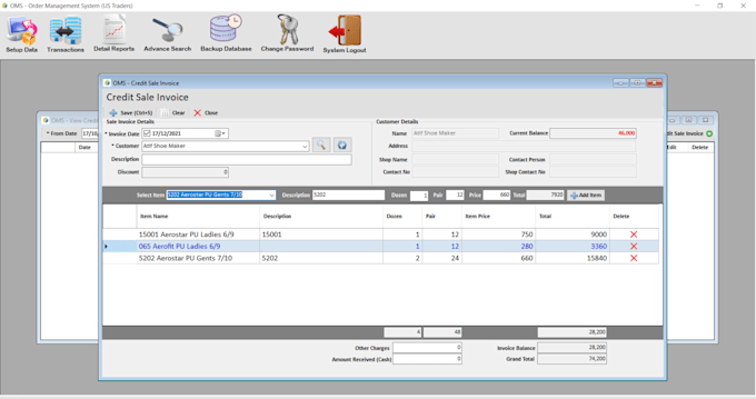 provide desktop applications like order management system