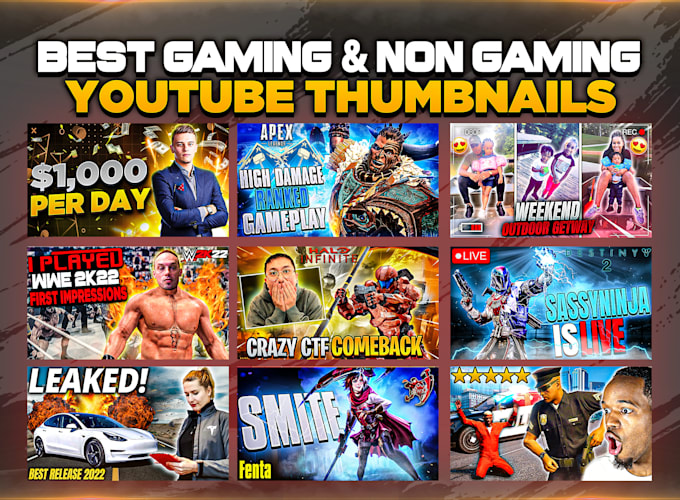 create a high quality youtube thumbnail