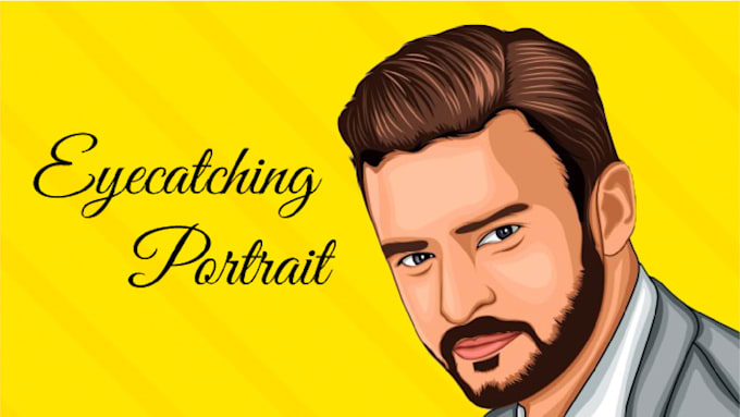 create eye catching and unique portrait design