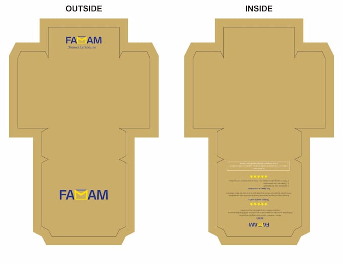 make a packaging design and photoshop editing