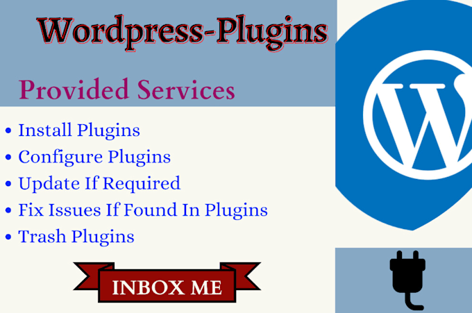 install and configure wordpress plugins you want