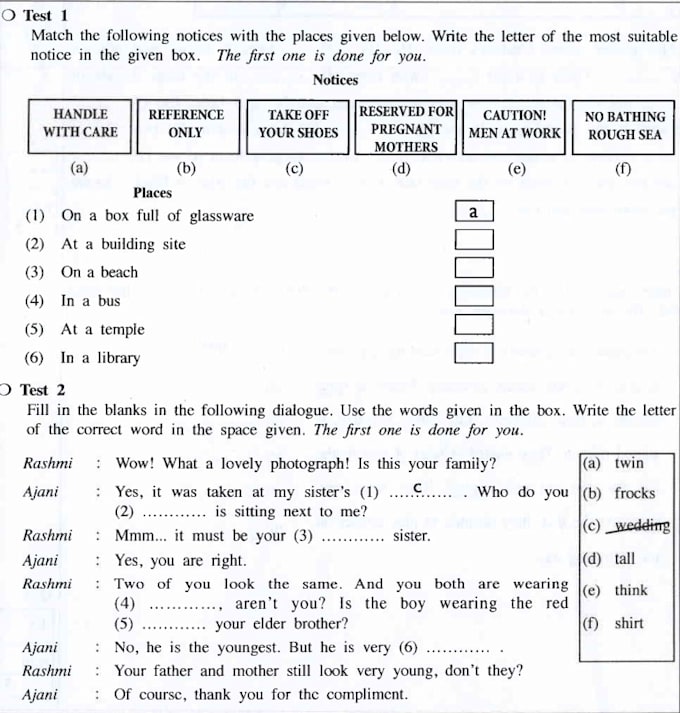 Assist you in basic grammar cases and english exercises by Lasal_rana