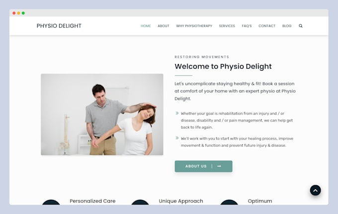 build a modern wordpress website with a unique web design