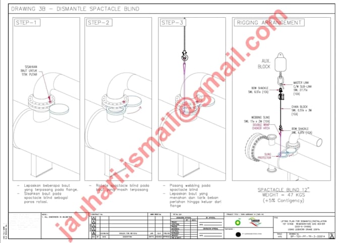 help you to create heavy lifting and rigging plan