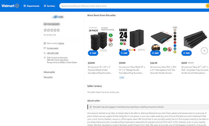 create professional walmart product listing