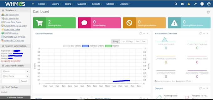 do web hosting, reseller business setup with whmcs or whm cpanel