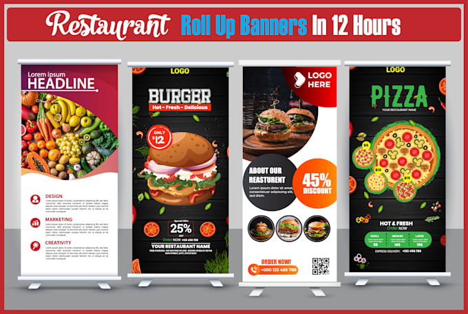 design creative roll up banner