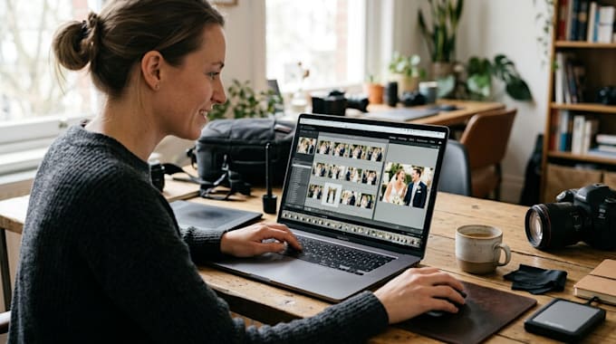 culling wedding and event photos