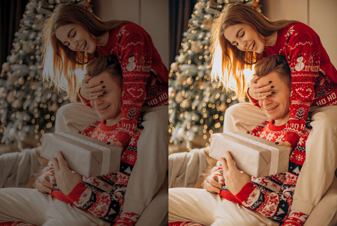 edit your merry christmas photos professionally
