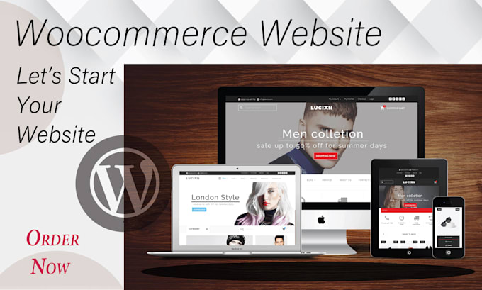 create and design ecommerce online store website
