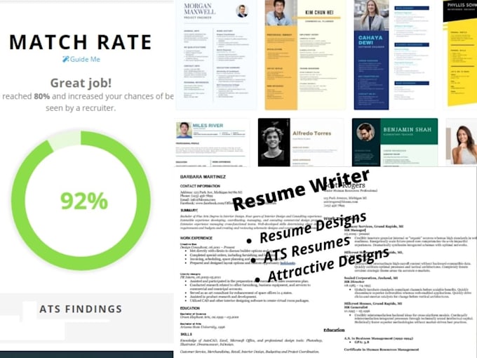 Do resume cv ats designs and cover letter linkedin profile by Celeron55 ...