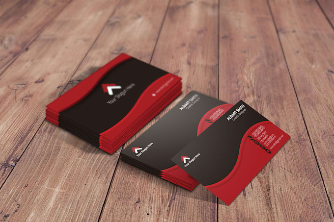 create  minimalist, unique business card ready for print