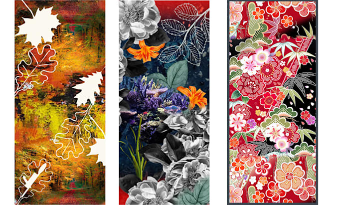 design scarf and shawls textile designs
