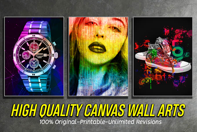create amazing canvas wall art designs