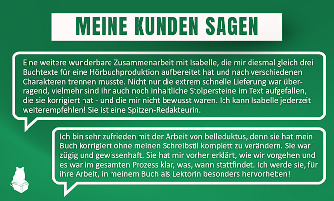 proofread and edit your german book until perfection