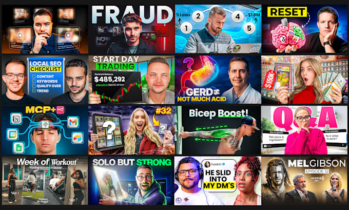 design CTR boosting youtube thumbnail in 3hrs