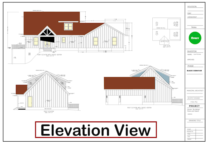 draw architectural plans and construction drawing in autocad