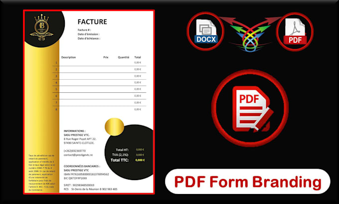 Create fillable pdf forms with auto calculation and branding by ...