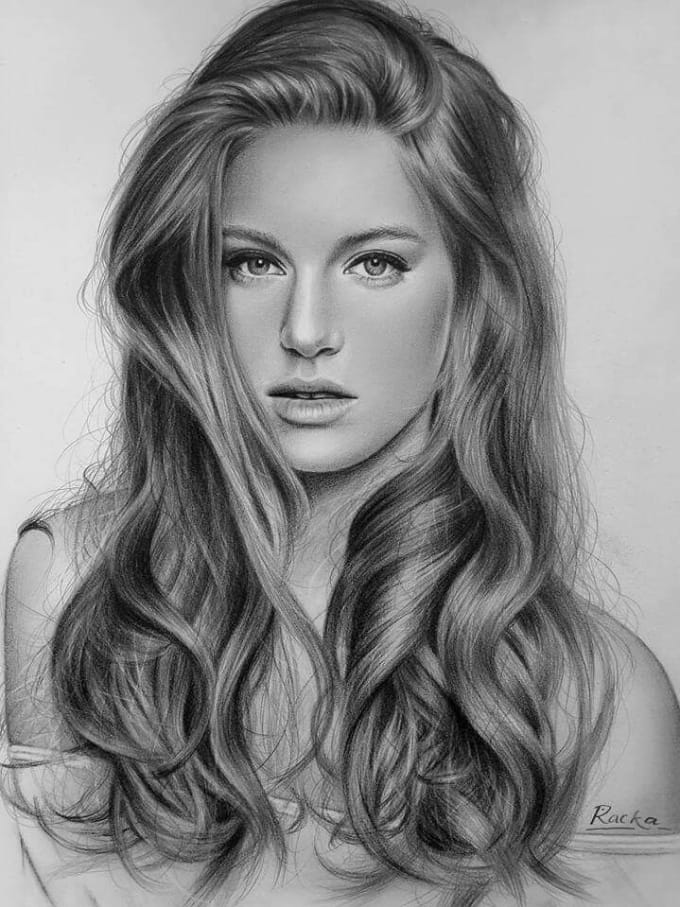 Draw Beautiful Black And White Pencil Portrait From A Photo By Jclever25 Fiverr 