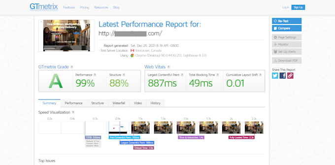 do wordpress speed optimization and improve page speed score