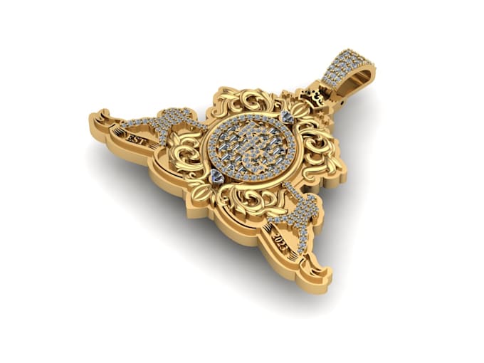 3d cad customize jewellery model for printing and casting