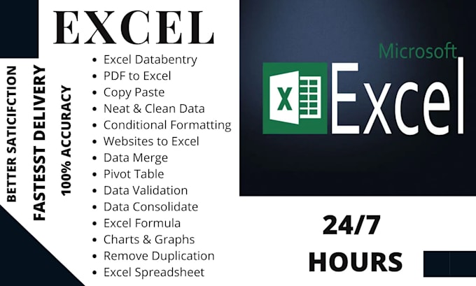 do spreadsheet ,copypaste, pdf conversion, conditional formatting, pivot table