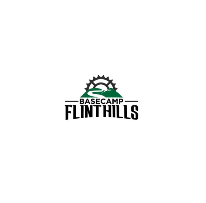 Design camping cycling gravel roads rolling hills logo in 1 day