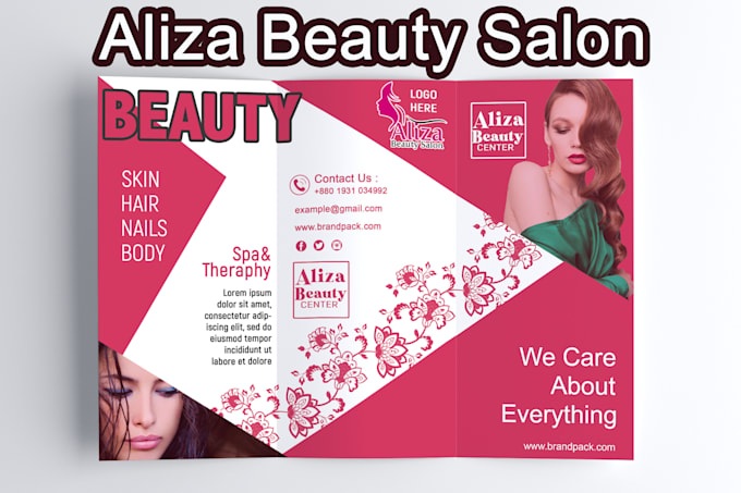 do a professional brochure design, trifold brochure