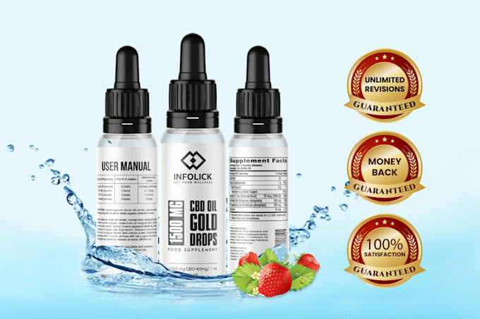 do premium product label and packaging design