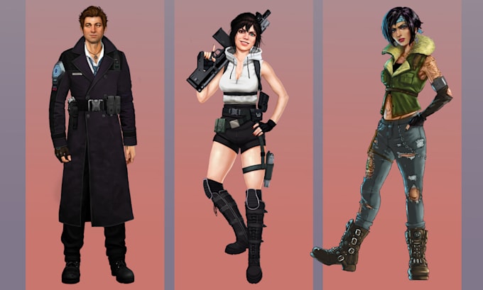 create unique character art