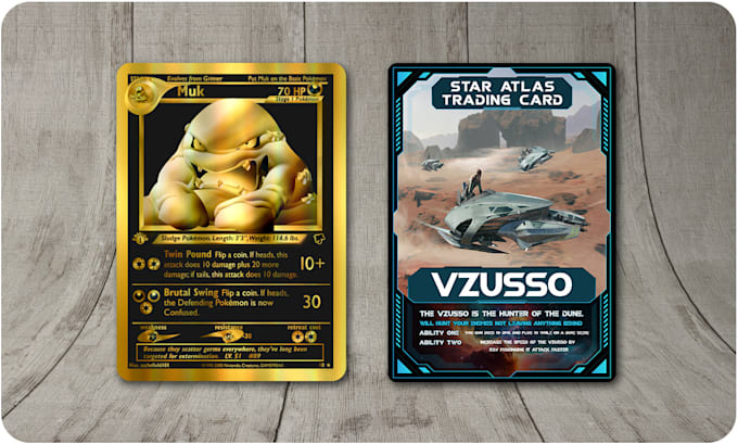 design design professional pokemon, mtg or any other cards