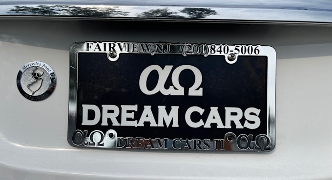 design custom license plate frame
