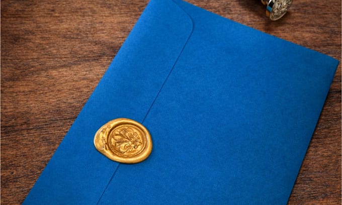 beautifully handwrite your letter with vintage stamp